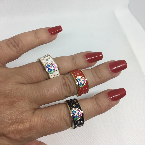 Enamel Ring- Adjustable. - Picture 5 of 5